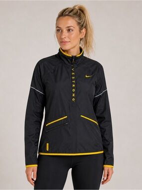 🖤 Nike Livestrong Lightweight Windbreaker Jacket | Size Small